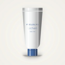 Gommage visage Lichen à l'extrait de pamplemousse – Fjeldlys, tube 100 ml
