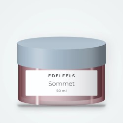 Crème hydratante Sommet à l'extrait de concombre – Edelfels, pot 50 ml