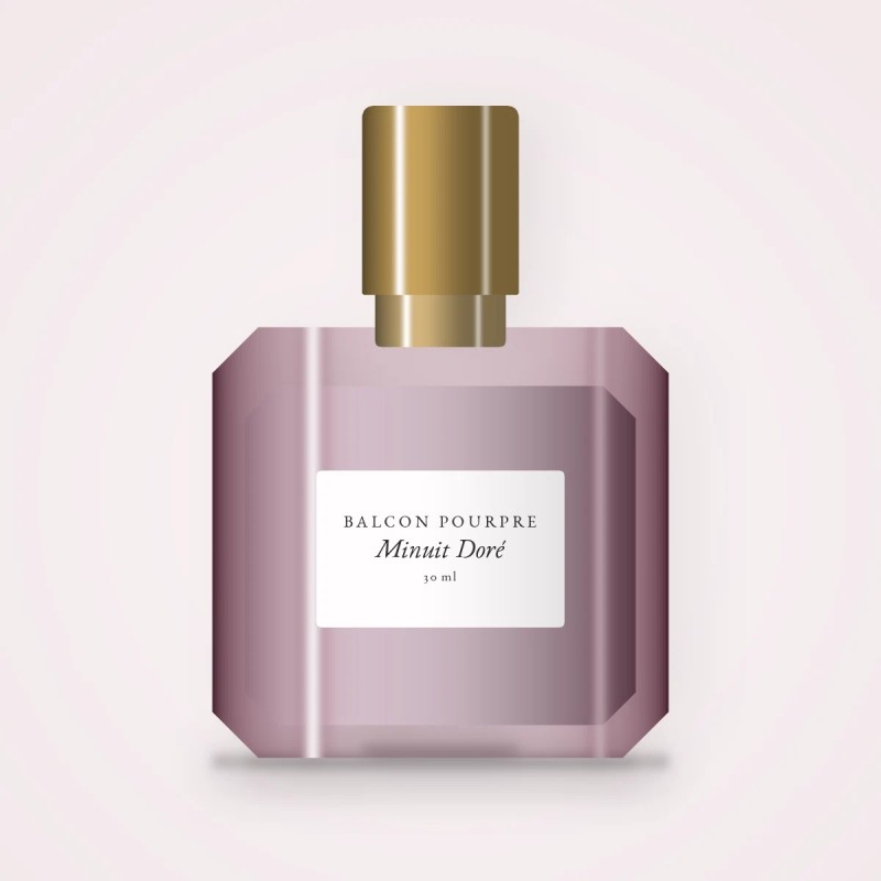Parfum Minuit Doré à l'osmanthus – Balcon Pourpre, flacon 30 ml