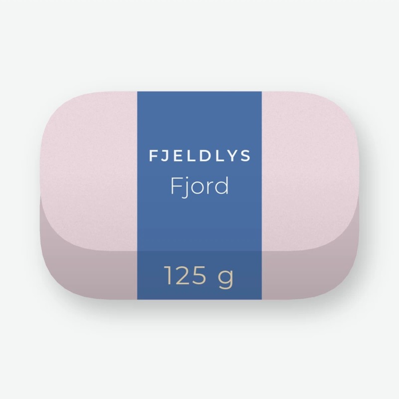 Savon Fjord surgras aux noyaux d'olive – Fjeldlys, pain 125 g