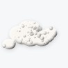 Savon délicat à l'argile verte – Mélèze & Givre, aperçu de la texture