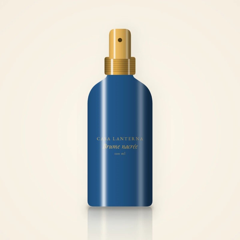 Brume parfumée nacrée à la rose de Damas – Casa Lanterna, flacon spray 100 ml