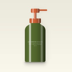 Soin sans rinçage restructurant à l'eau de coco – Les Jardins d'Aulne, flacon-pompe 150 ml