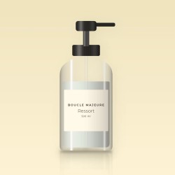 Shampooing brillance Ressort – Boucle Majeure, flacon-pompe 500 ml