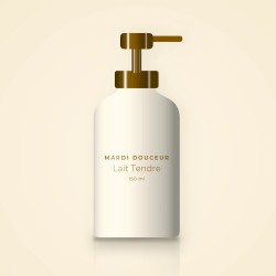Soin sans rinçage Lait Tendre à l'extrait de thé vert – Mardi Douceur, flacon-pompe 150 ml