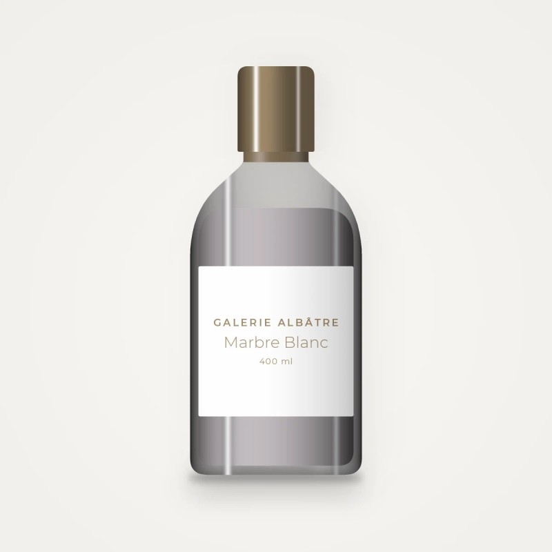 Marbre Blanc lotion tonique florale – Galerie Albâtre, flacon 400 ml