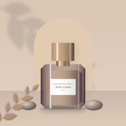 Parfum Atelier Couleur ardent à la bergamote – Maison Nuance, photo d'ambiance