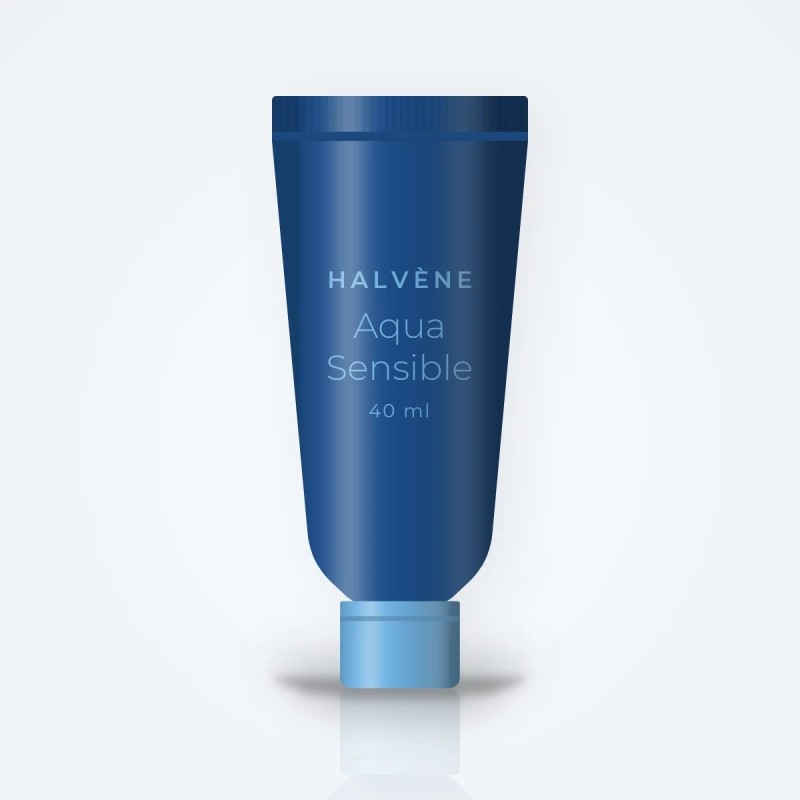 Aqua Sensible crème solaire visage quotidienne SPF 50 – Halvène, tube 40 ml