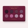 Palette yeux harmonieuse Minuit Doré – Balcon Pourpre, 4 × 1,2 g, teinte Tons prune