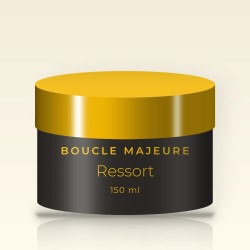 Masque capillaire Ressort au beurre de mangue – Boucle Majeure, pot 150 ml