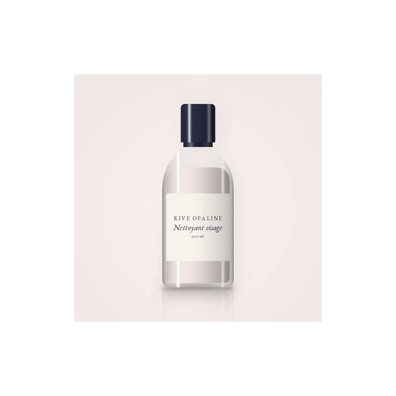 Nettoyant visage réconfortant à l'eau de rose – Rive Opaline, flacon 200 ml