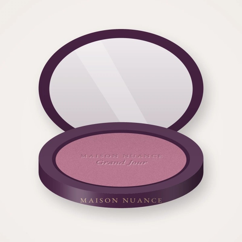 Blush Grand Jour voile de couleur – Maison Nuance, boîtier 4 g, teinte 08 Mauve