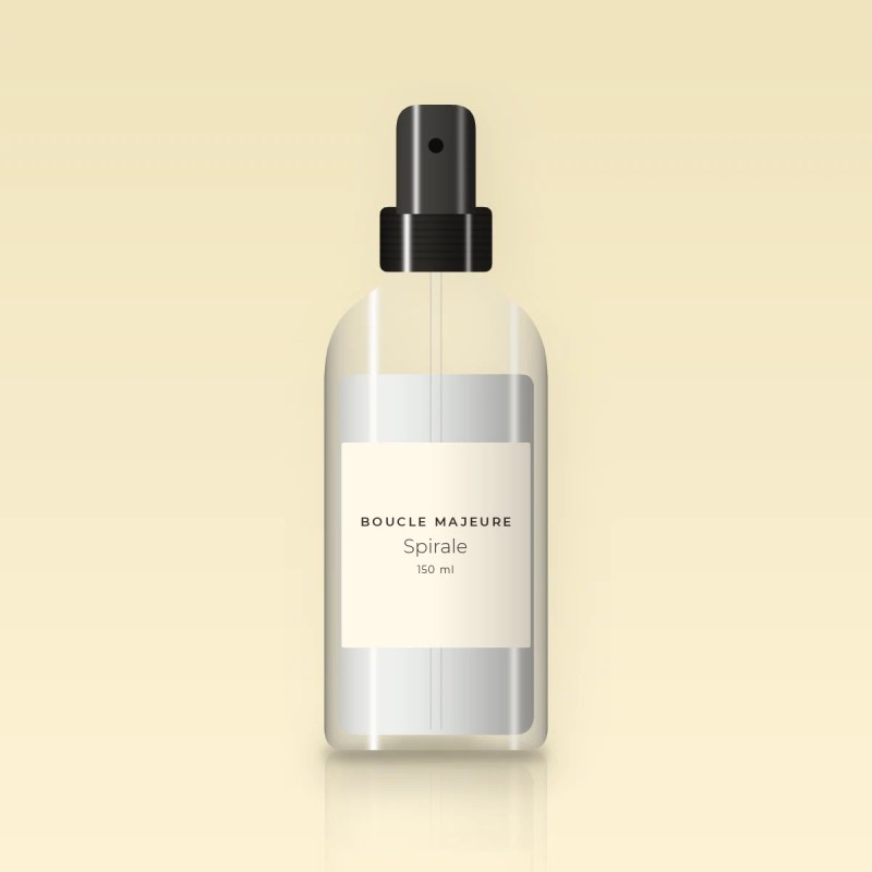 Soin sans rinçage thermoprotecteur Spirale – Boucle Majeure, flacon spray 150 ml