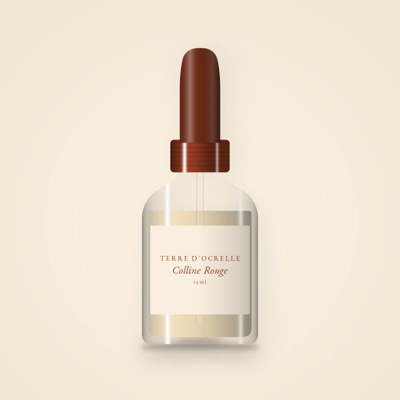 Colline Rouge sérum peau neuve – Terre d'Ocrelle, flacon compte-gouttes 15 ml