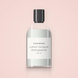 Lotion tonique énergisante à l'acide hyaluronique – Yukimori, flacon 400 ml