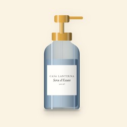 Gel douche et bain Sera d'Estate surgras – Casa Lanterna, flacon-pompe 500 ml