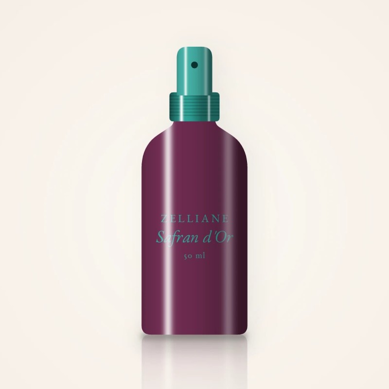 Déodorant Safran d'Or efficacité douce – Zelliane, flacon spray 50 ml