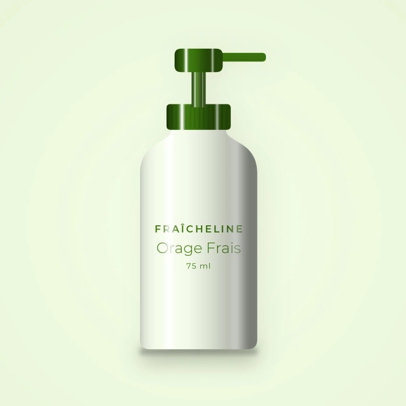 Baume après-rasage ultra-confort Orage Frais – Fraîcheline, flacon-pompe 75 ml