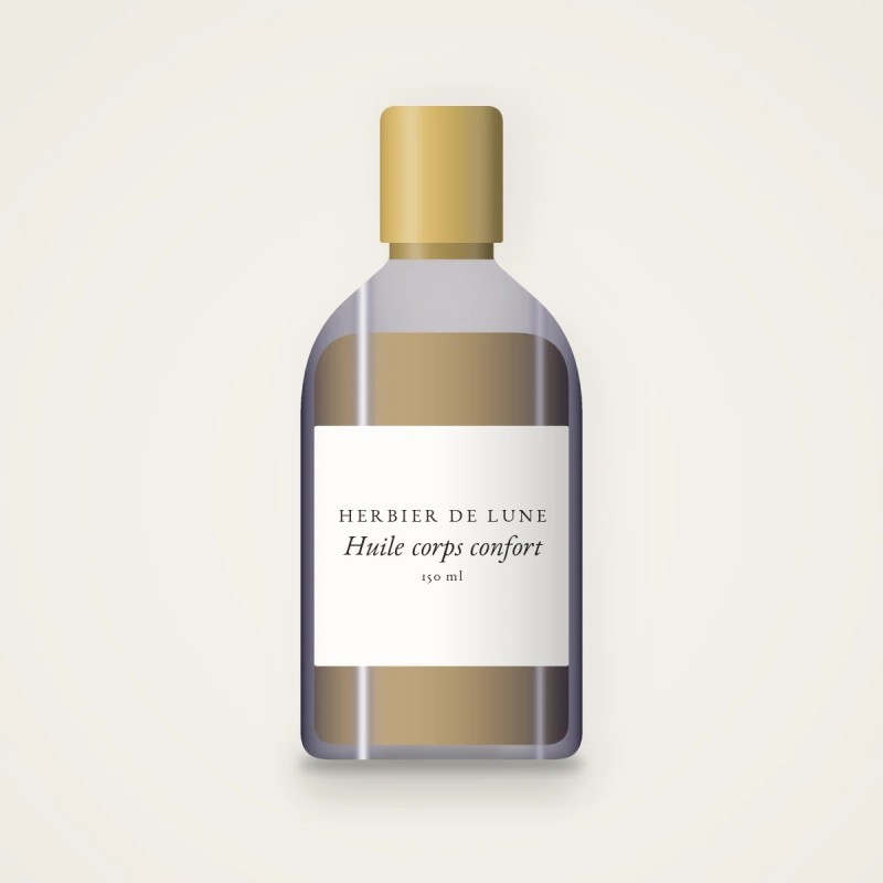 Huile corps confort au calendula – Herbier de Lune, flacon 150 ml