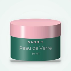 Soin anti-âge Peau de Verre à la niacinamide – Sanbit, pot 50 ml