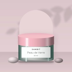 Soin anti-âge Peau de Verre à la niacinamide – Sanbit, photo d'ambiance