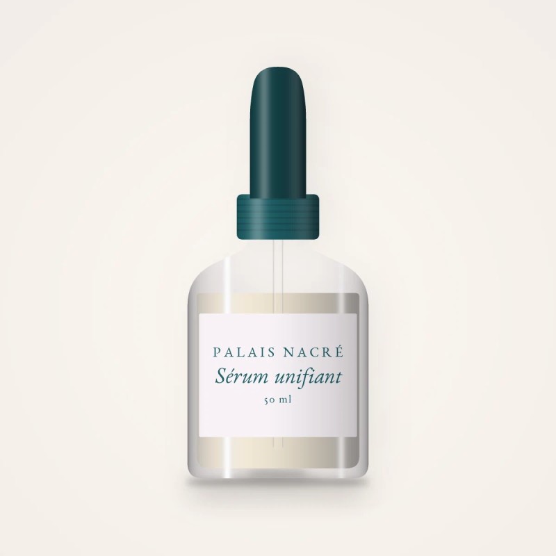 Sérum unifiant au complexe de céramides – Palais Nacré, flacon compte-gouttes 50 ml