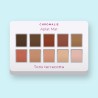 Palette yeux Aplat Mat sans effet poudreux – Chromalie, 4 × 1,2 g, teinte Tons terracotta