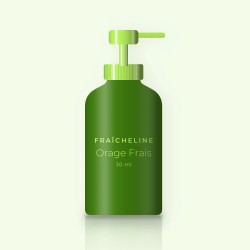 Huile capillaire Orage Frais au moringa – Fraîcheline, flacon-pompe 30 ml