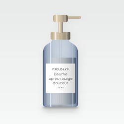 Baume après-rasage douceur à la camomille – Fjeldlys, flacon-pompe 75 ml