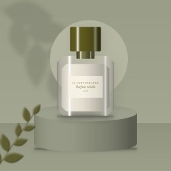 Parfum rebelle à l'iris – Le Cartographe, photo d'ambiance
