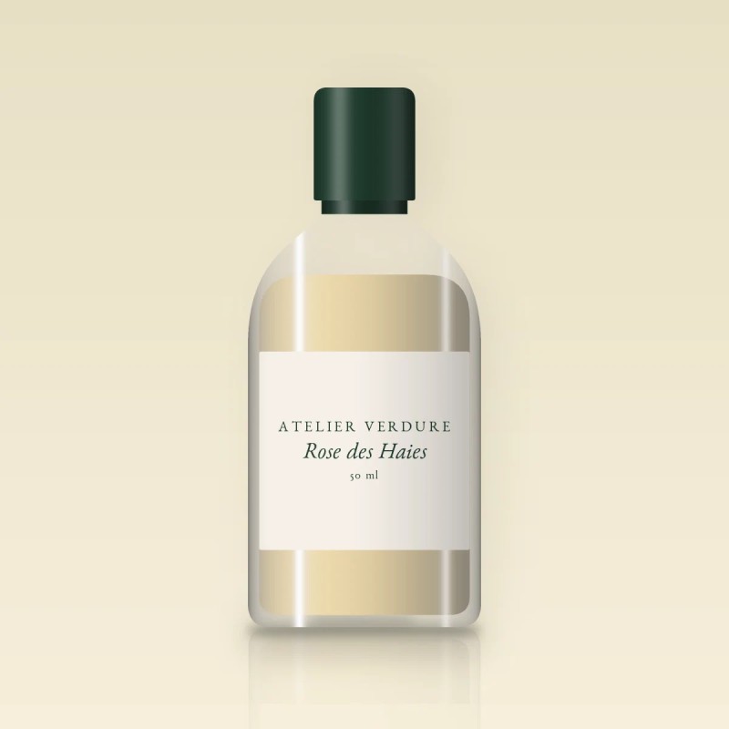 Huile corps Rose des Haies nourrissante – Atelier Verdure, flacon 50 ml