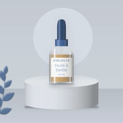 Huile à barbe nutrition intense à l'olive – Fjeldlys, photo d'ambiance
