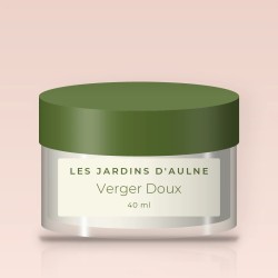 Verger Doux crème hydratante onctueuse – Les Jardins d'Aulne, pot 40 ml