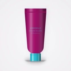 Fond de teint Encre Studio à la vitamine C – Chromalie, tube 30 ml, teinte 01 Porcelaine