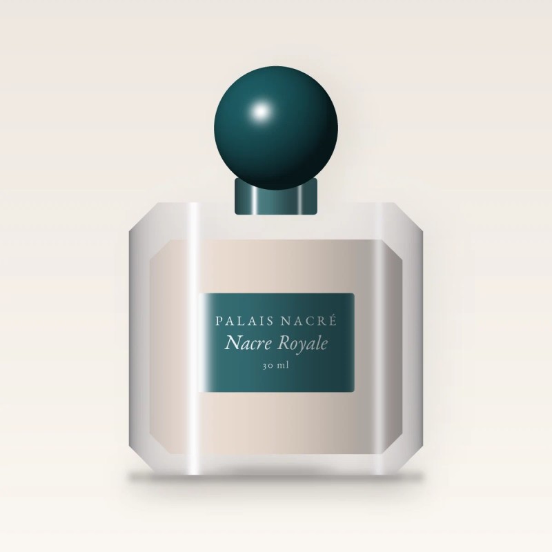 Parfum Nacre Royale organique à la vanille – Palais Nacré, flacon 30 ml