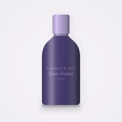 Lait solaire Encre Violette réconfortant SPF 50 – Carnet d'Iris, flacon 100 ml