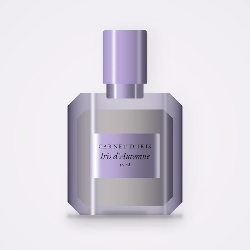 Parfum Iris d'Automne nébuleux – Carnet d'Iris, flacon 30 ml