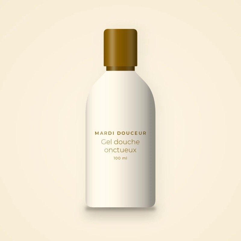 Gel douche et bain onctueux à la pastèque – Mardi Douceur, flacon 100 ml