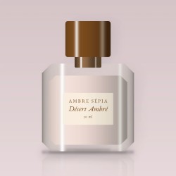 Parfum Désert Ambré sophistiqué au citron de Sicile – Ambre Sépia, flacon 30 ml