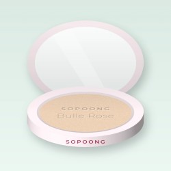 Poudre Bulle Rose haute définition – Sopoong, boîtier 12 g, teinte 03 Ivoire