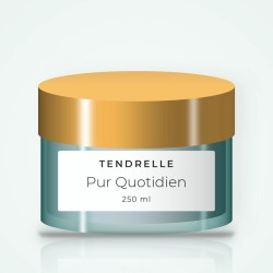 Crème coiffante Pur Quotidien à l'huile de coco – Tendrelle, pot 250 ml