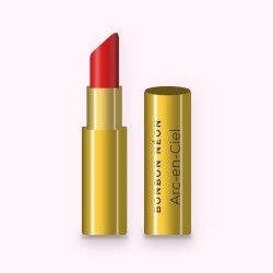 Rouge à lèvres haute pigmentation Arc-en-Ciel – Bonbon Néon, étui 3,8 g, teinte 30 Rouge feu