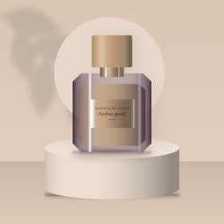 Parfum sportif au bois de santal – Maison Nuance, photo d'ambiance