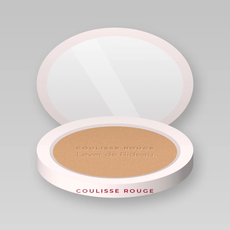 Terre de soleil longue durée Lever de Rideau – Coulisse Rouge, boîtier 10 g, teinte 01 Hâle léger
