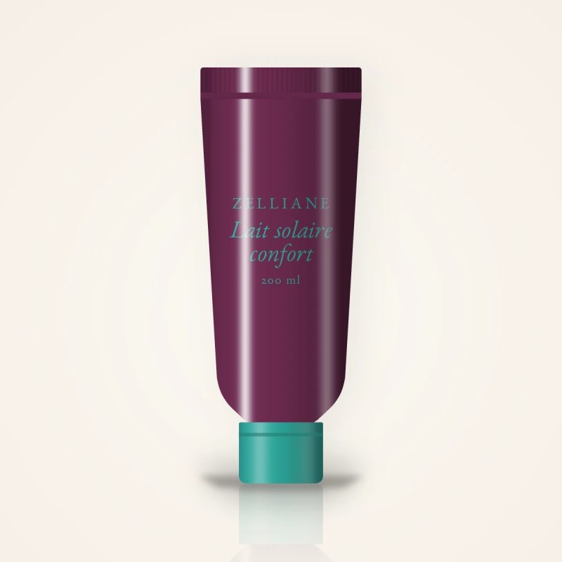 Lait solaire confort à la fleur de tiaré SPF 30 | Zelliane