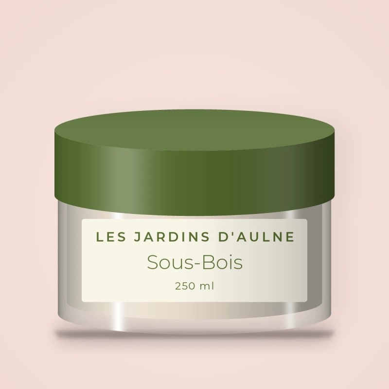Masque capillaire Sous-Bois à l'huile de babassu – Les Jardins d'Aulne, pot 250 ml