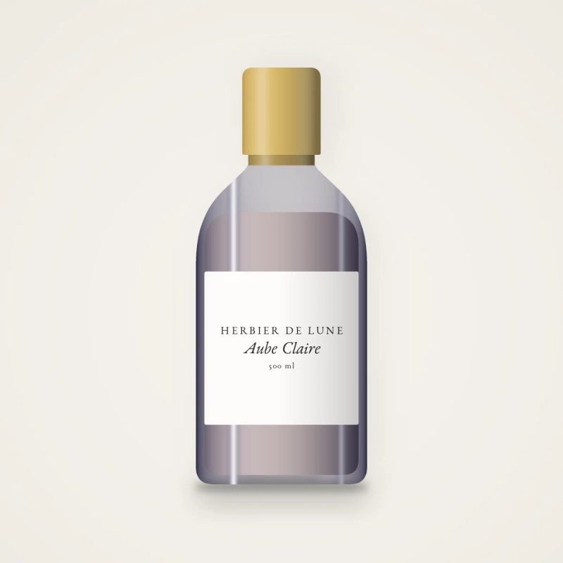 Shampooing Aube Claire à l'extrait de romarin – Herbier de Lune, flacon 500 ml