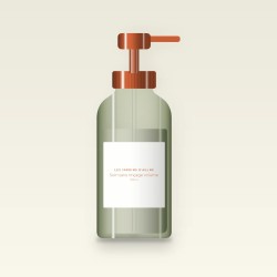 Soin sans rinçage volume aux extraits d'algues – Les Jardins d'Aulne, flacon-pompe 100 ml
