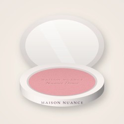 Blush longue tenue Nuance Douce – Maison Nuance, boîtier 4 g, teinte 01 Rose poudré
