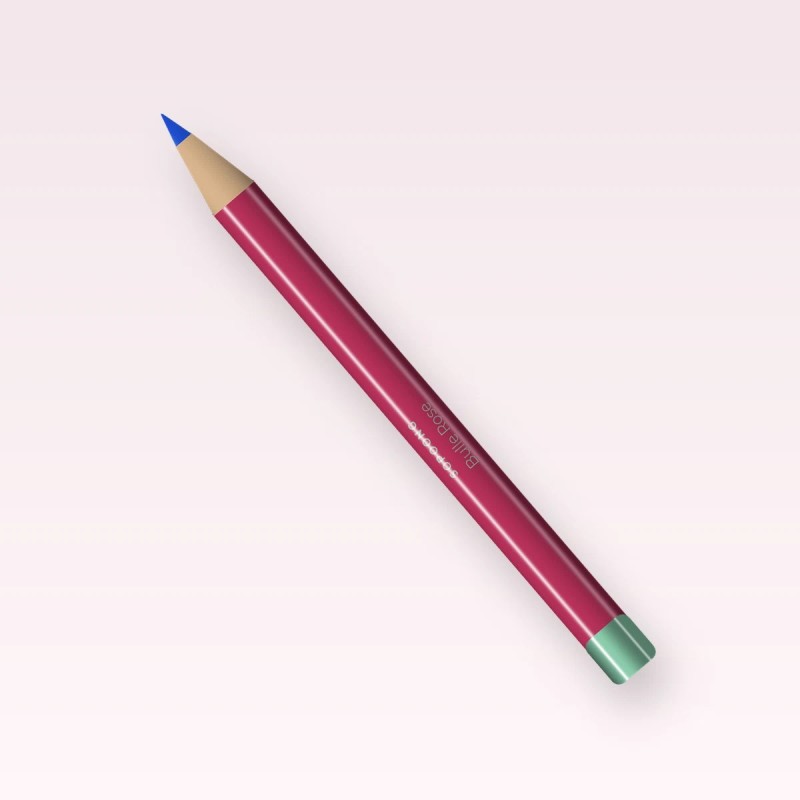 Eyeliner Bulle Rose à la cire de tournesol – Sopoong, crayon 0,3 g, teinte Bleu électrique